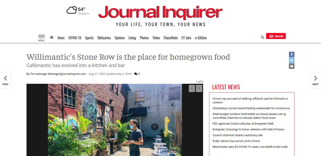 Willimantic's Stone Row is the place for homegrown food